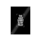 Gloss Poster — "The Holy Spirit Is My Pilot" Christian Wall Art