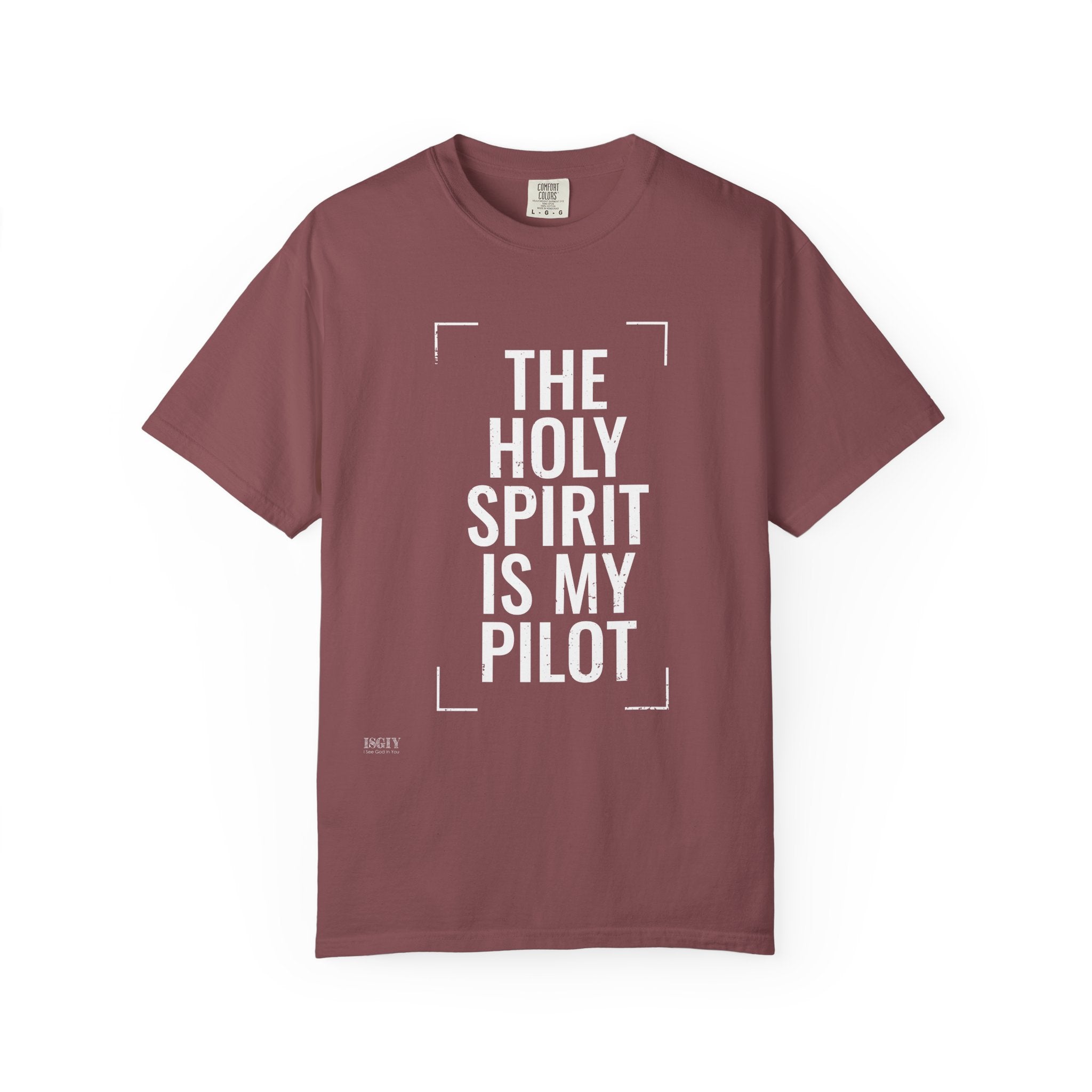 Holy Spirit Is My Pilot T-Shirt — Christian Faith Graphic Tee