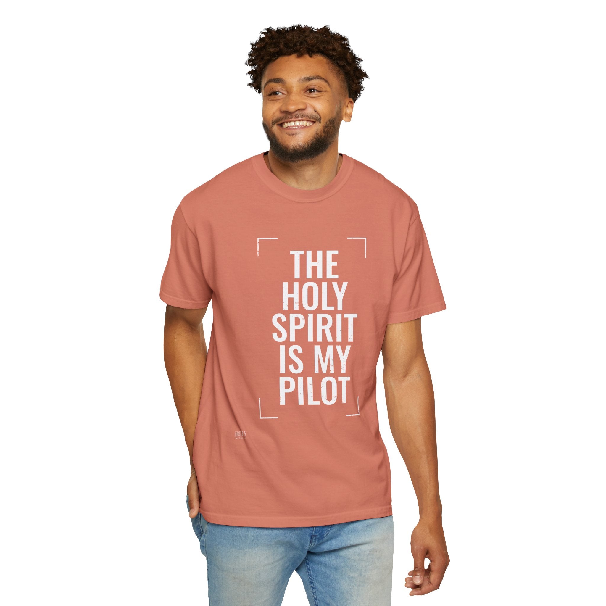 Holy Spirit Is My Pilot T-Shirt — Christian Faith Graphic Tee