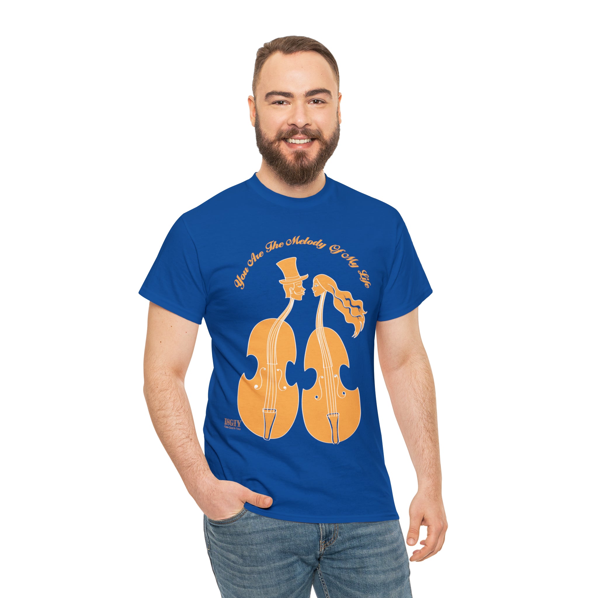 Copy of Unisex Heavy Cotton Tee...You Are The Melody Yel