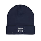 Embroidered 'Thank You For Loving Jesus' Knit Beanie