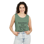 Sometimes God Answers By Not Answering Christian Tank Top