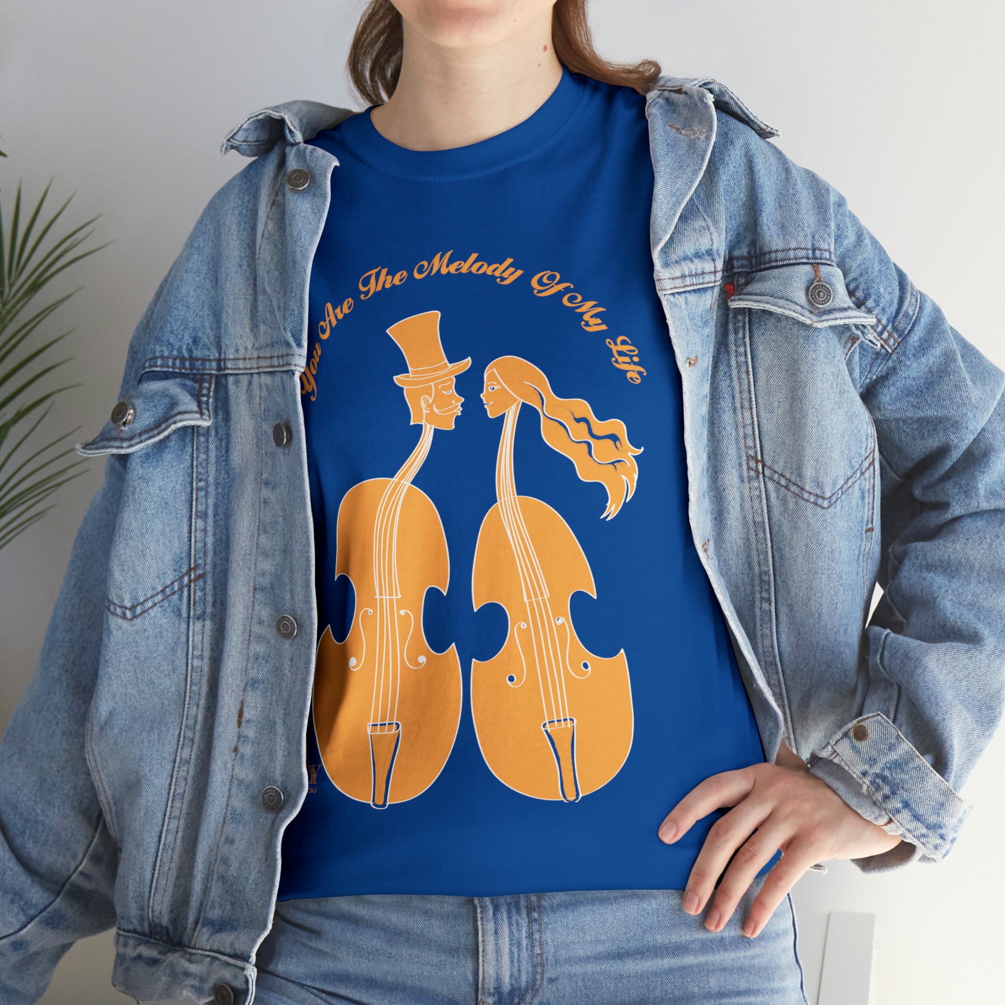 Copy of Unisex Heavy Cotton Tee...You Are The Melody Yel