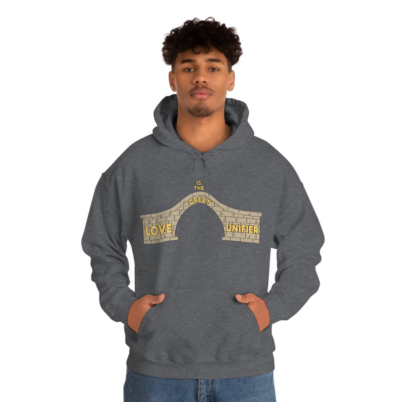 Unisex Heavy Blend Hooded Sweatshirt Love Is The Great Unifier