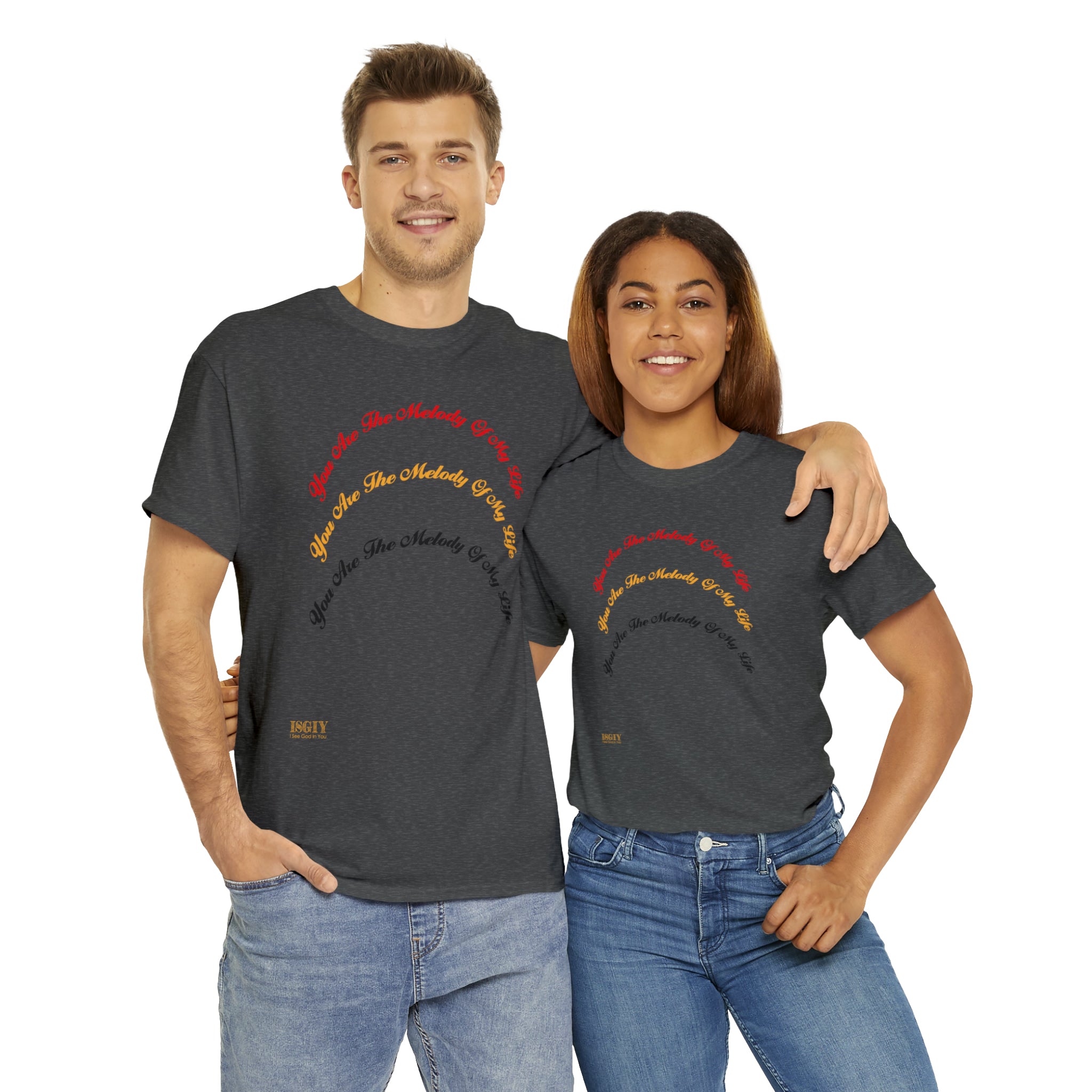 Unisex Heavy Cotton Tee...You Are The Melody multi