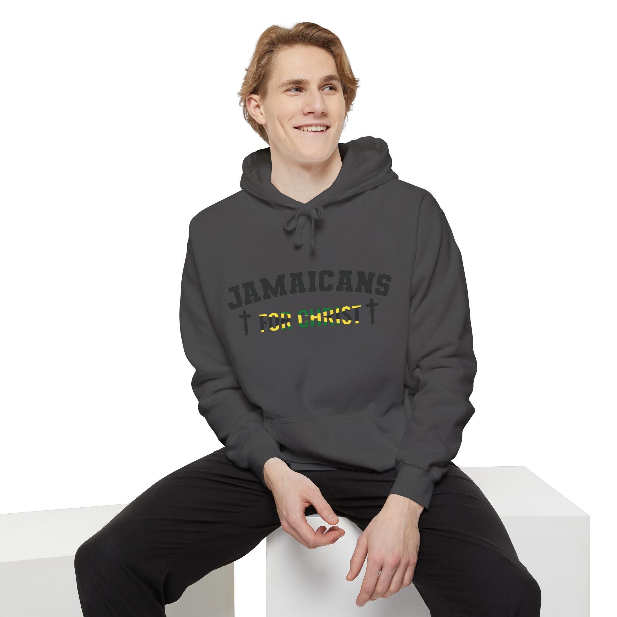 Jamaicans For Christ Hoodie — Faith-Based Jamaican Pride Pullover