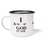 Enamel Camp Cup I See God In You
