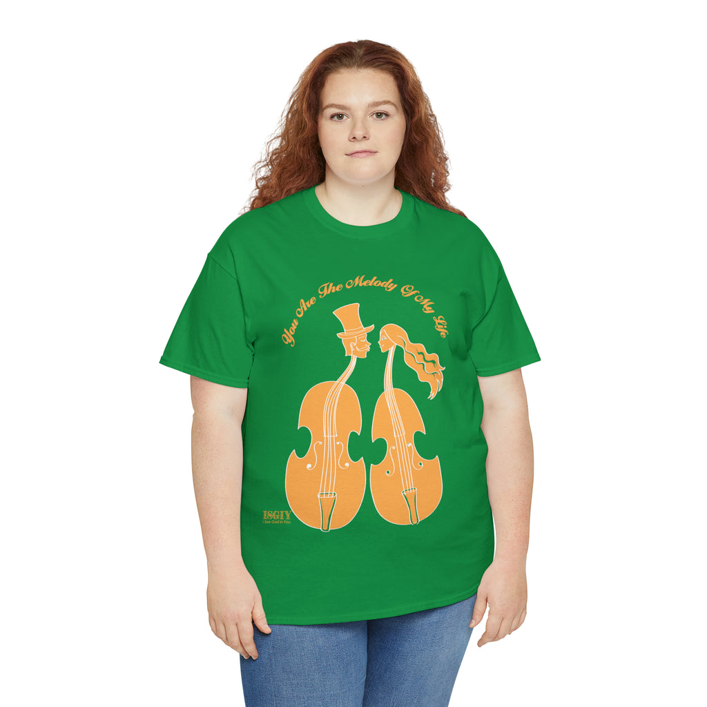 Copy of Unisex Heavy Cotton Tee...You Are The Melody Yel