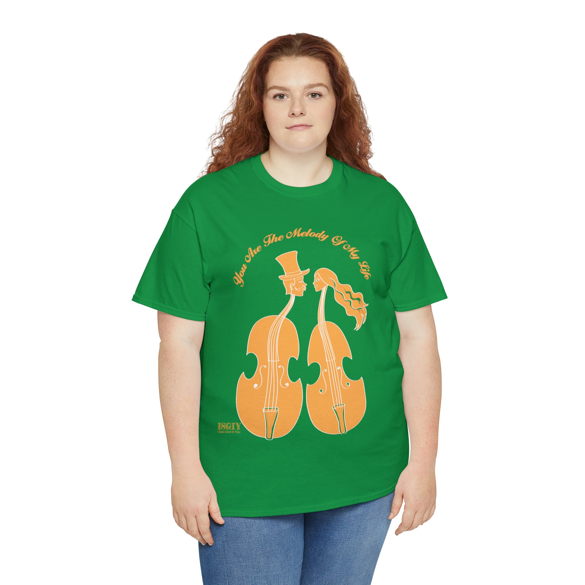 Copy of Unisex Heavy Cotton Tee...You Are The Melody Yel