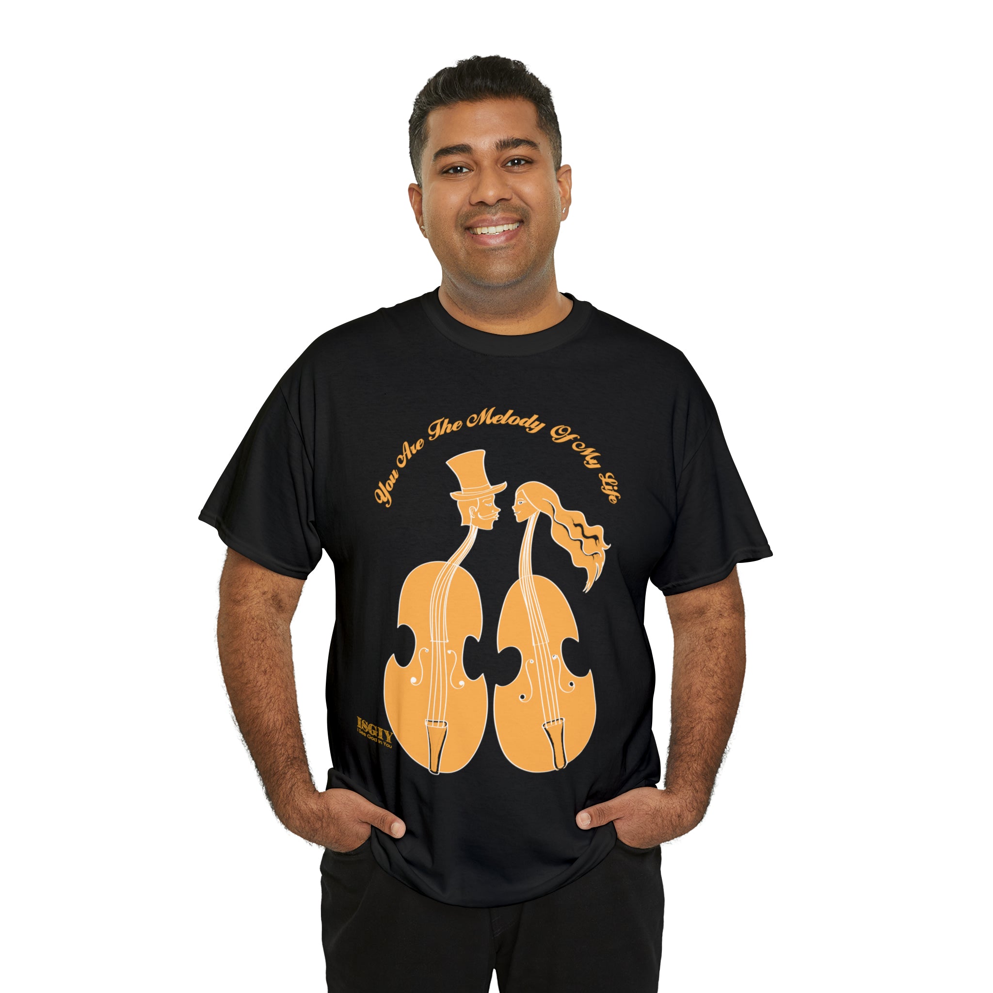 Copy of Unisex Heavy Cotton Tee...You Are The Melody Yel