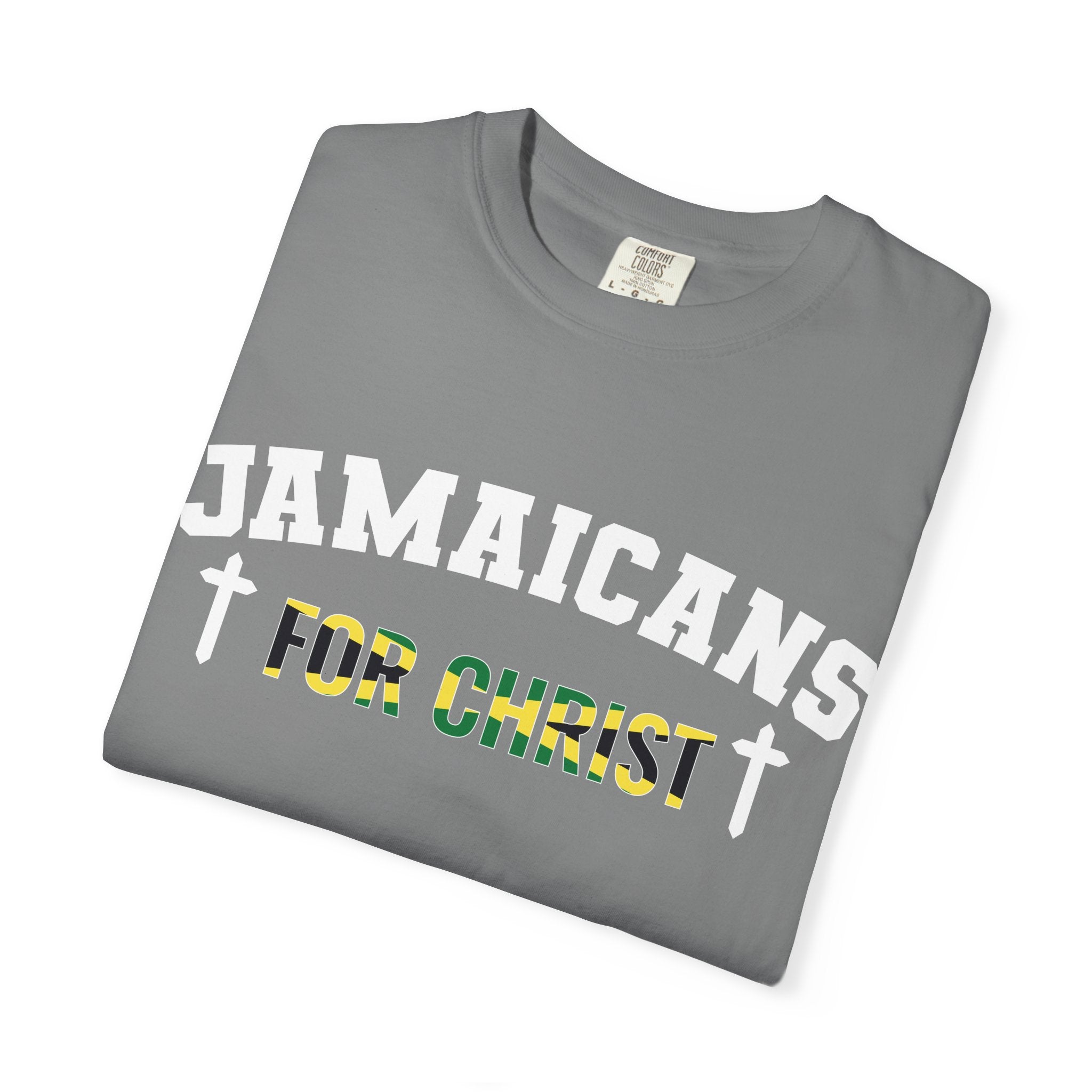Jamaicans for Christ T-Shirt — Faith & Island Pride Garment-Dyed Tee