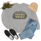 Unisex Heavy Blend Crewneck Sweatshirt In Love With Love