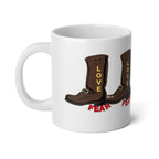 Jumbo Mug, 20oz...Love Over Fear....