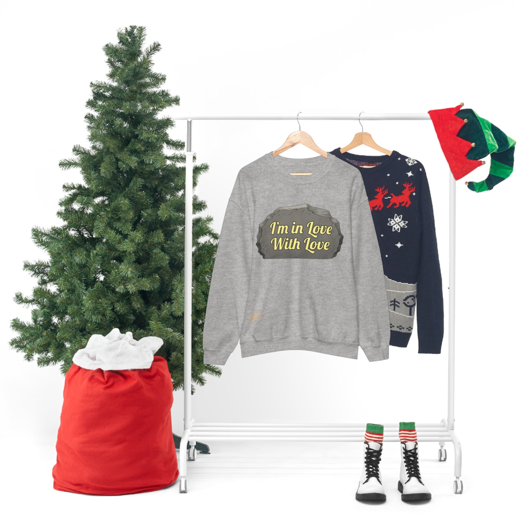 Unisex Heavy Blend Crewneck Sweatshirt In Love With Love